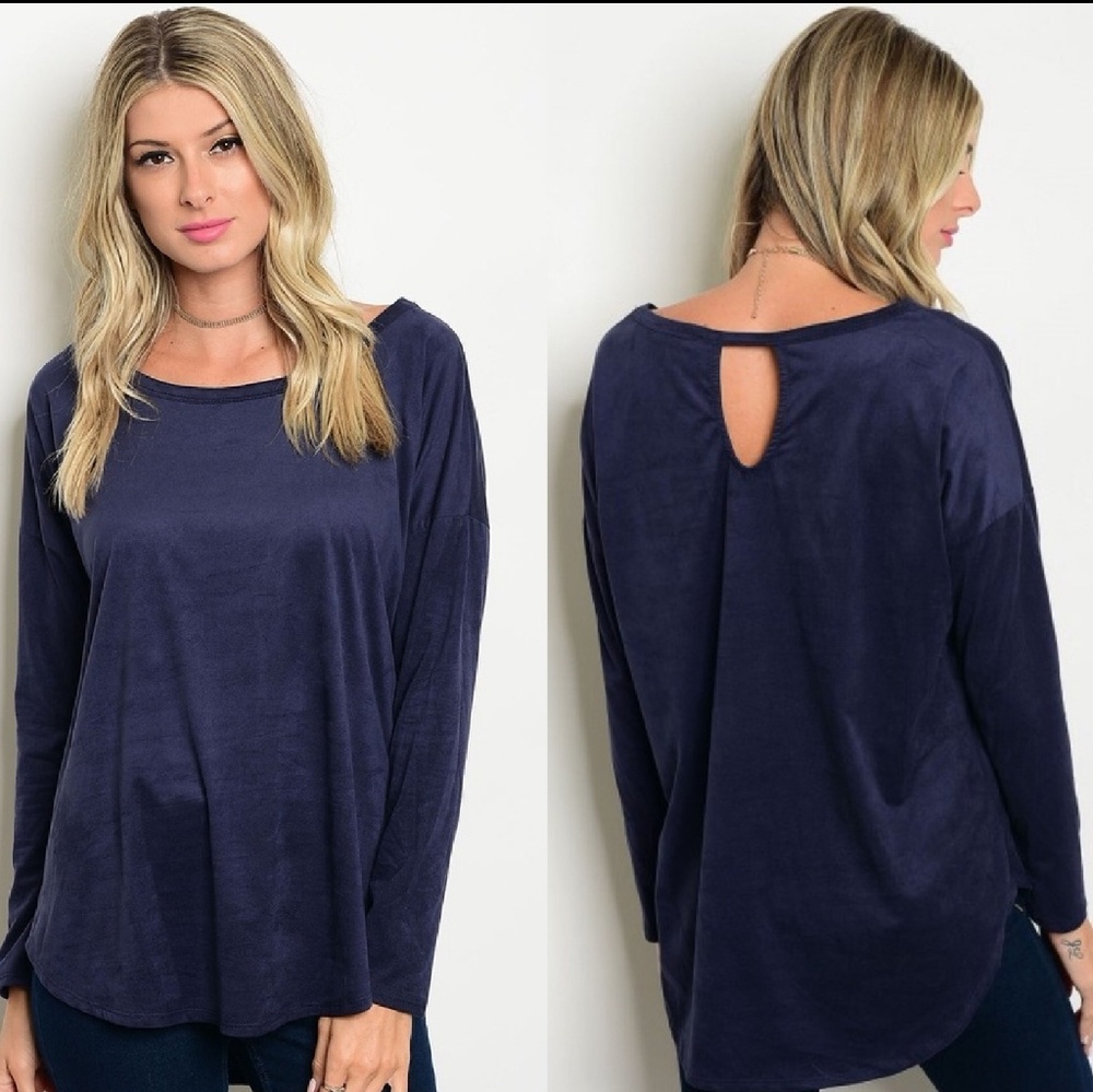 Navy Blue Tunic - Picture 2 of 3
